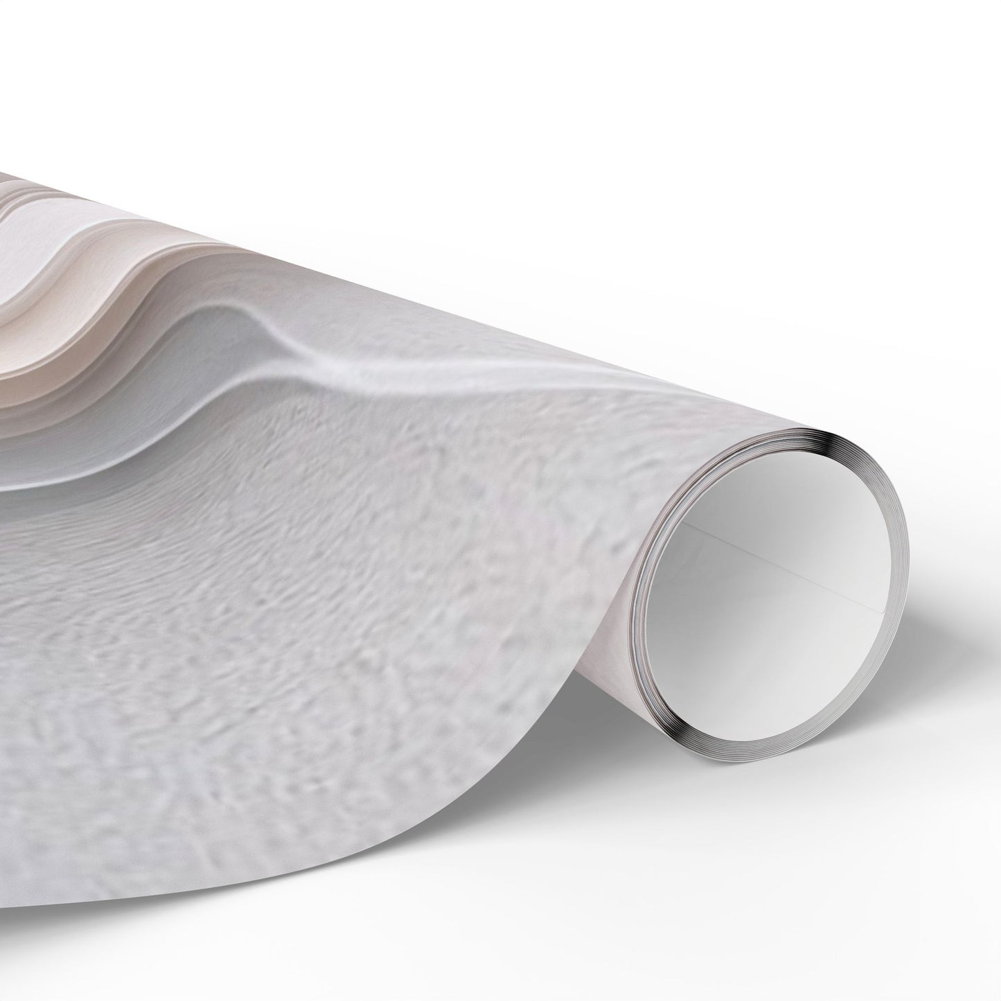 Marble Wave Wrapping Paper Roll — Neutral Abstract Gift Wrap