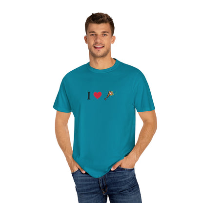 I Love Baseball  Unisex Tee, Gift for Couples, Cute Matching T-Shirts, Casual Everyday Wear, Anniversary Present, Love Shirt - TRV