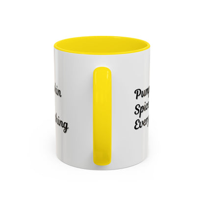 Pumpkin Spice Everything Accent Coffee Mug — Fall Seasonal 11/15oz