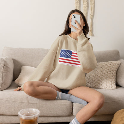 American Flag Unisex Crewneck Sweatshirt | Cozy Patriotic Sweater | Perfect for Independence Day, Casual Wear, Gifts for Him/Her, [...]