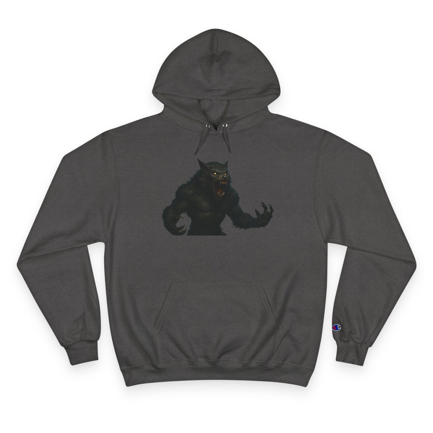 Werewolf Champion Hoodie - Edgy Graphic Sweatshirt for Gamers, Perfect for Gifts, Casual Wear, Fall Fashion, Anime Lovers - TRV