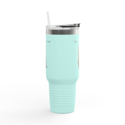 Funny Cat Insulated Travel Mug - 40oz - Perfect for Hot Drinks - TRV