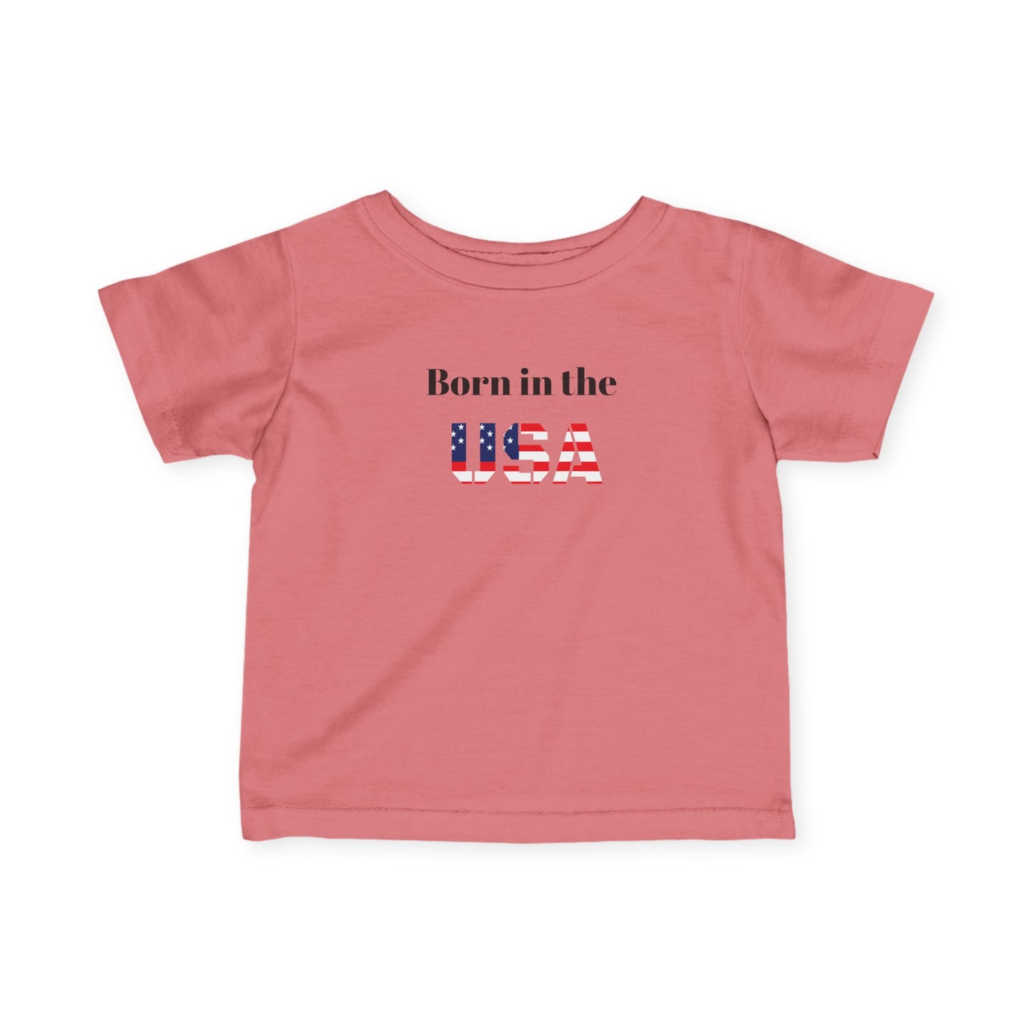 Patriotic Infant Tee - Born in the USA Apparel, Baby Gifts, 4th of July Outfit, Newborn Clothing, Toddler Shirt, Independence Day
