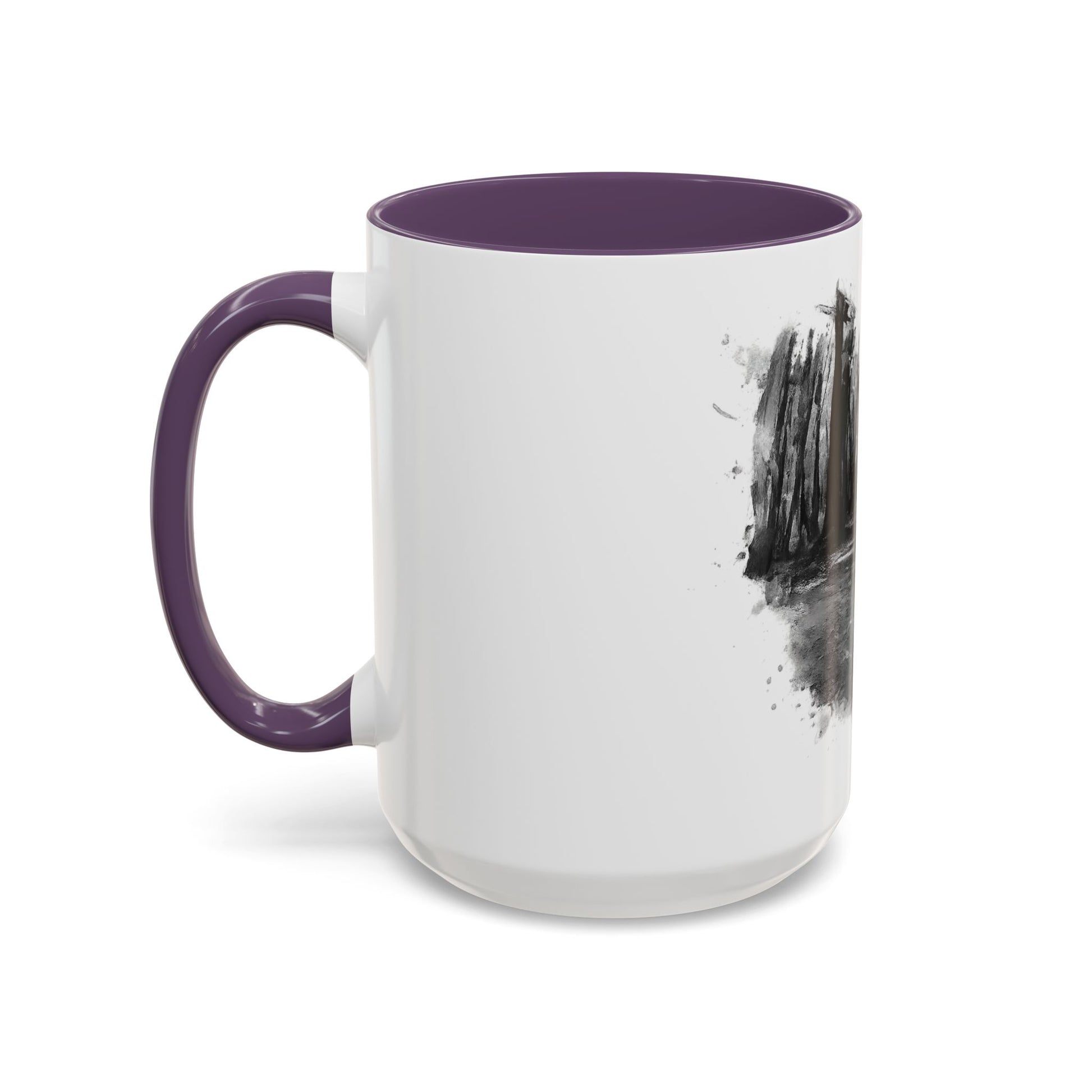 Moody Abstract Forest Coffee Mug | Unique Gift for Nature Lovers, Cozy Home Decor, Perfect for Coffee, Tea, and Hot Chocolate - TRV