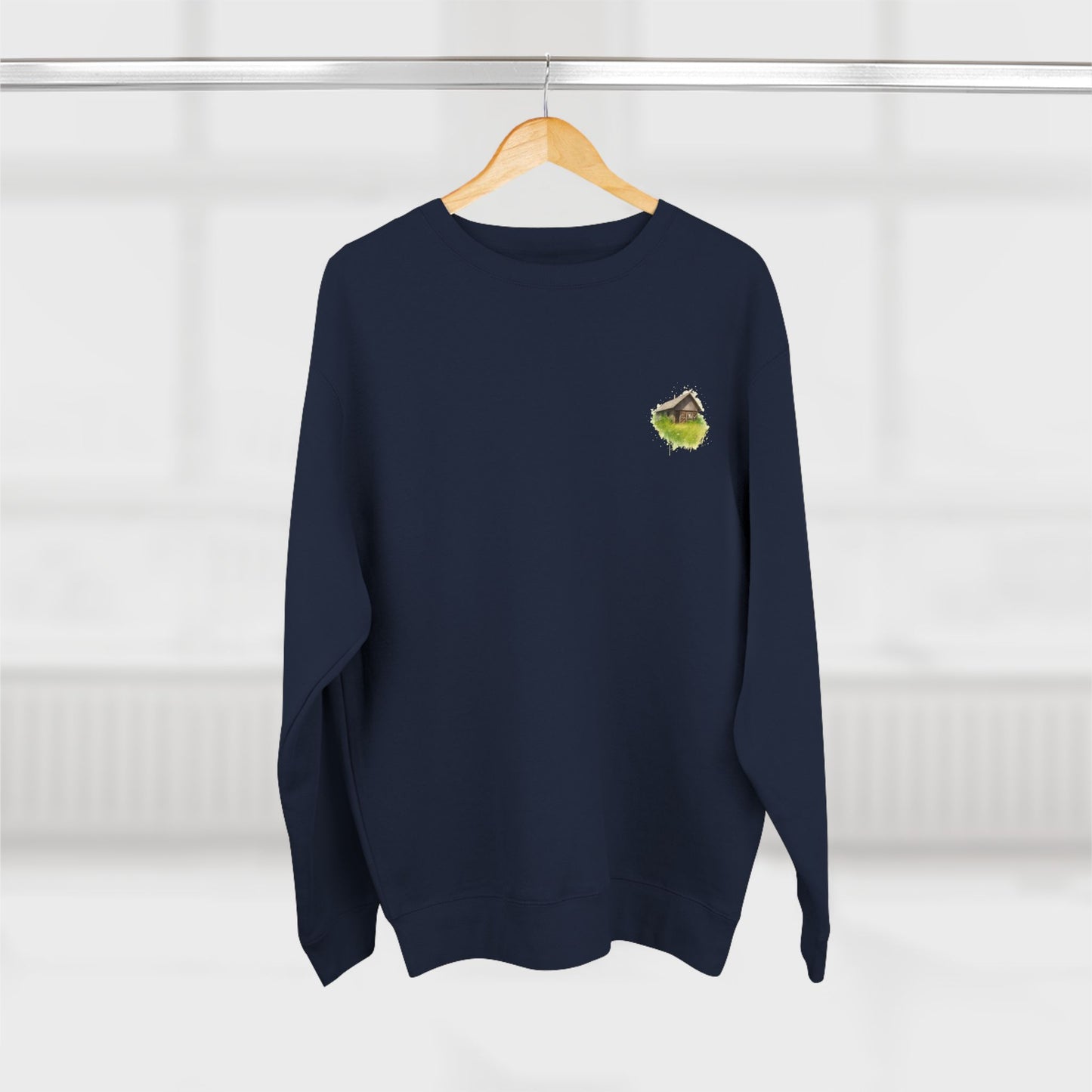 Cozy Art Print Crewneck Sweatshirt: Nature Lover, Graphic Sweater, Unique Gift, Home Decor Apparel, Casual Style - TRV
