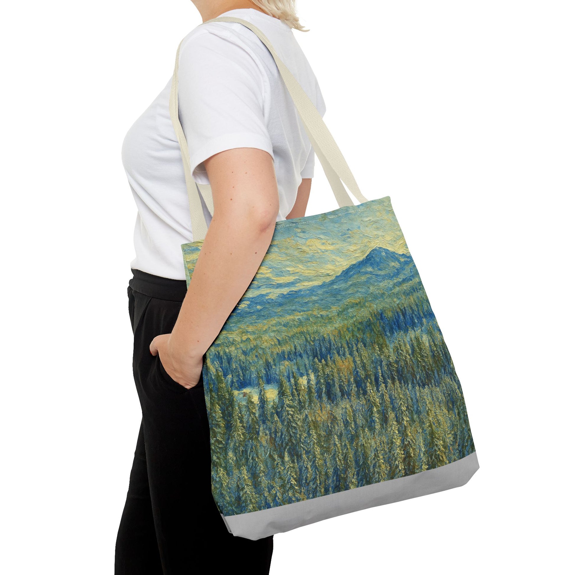 Nature-Inspired Tote Bag, Eco-Friendly Carryall, Bohemian Style Purse, Art Tote, Great Gift for Nature Lovers, Shopping Bag, Travel [...] - TRV