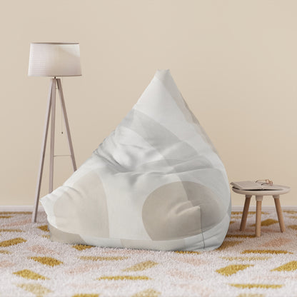 Neutral Geometric Pattern Bean Bag