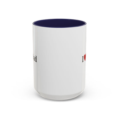 I Love Dad Accent Coffee Mug - Perfect Gift for Father's Day & Birthdays - TRV