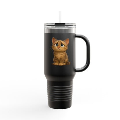 Cute Cat Insulated Travel Mug, 40oz - Perfect for Animal Lovers, Unique Gift for Cat Owners, Coffee on-the-go, Birthday Present, Cute [...]