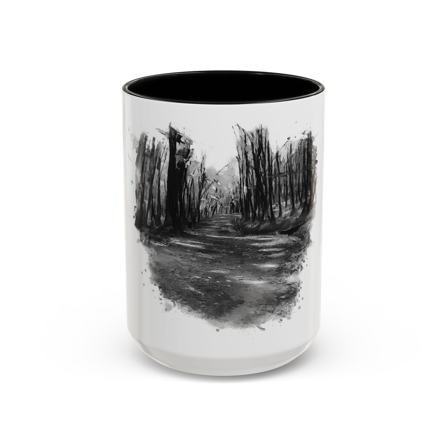 Moody Abstract Forest Coffee Mug | Unique Gift for Nature Lovers, Cozy Home Decor, Perfect for Coffee, Tea, and Hot Chocolate - TRV