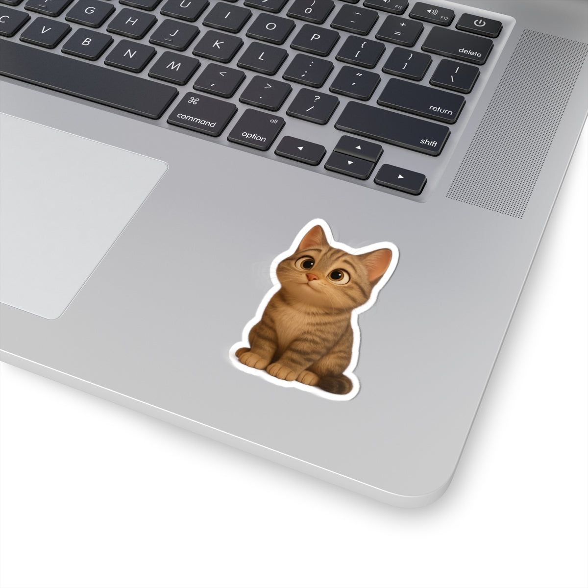 Adorable Cat Kiss-Cut Stickers, Cute Cat Decor, Pet Lover Gifts, Laptop Stickers, Kids' Room Decor - product image