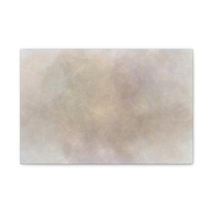 Soft Neutral Abstract Fog Canvas