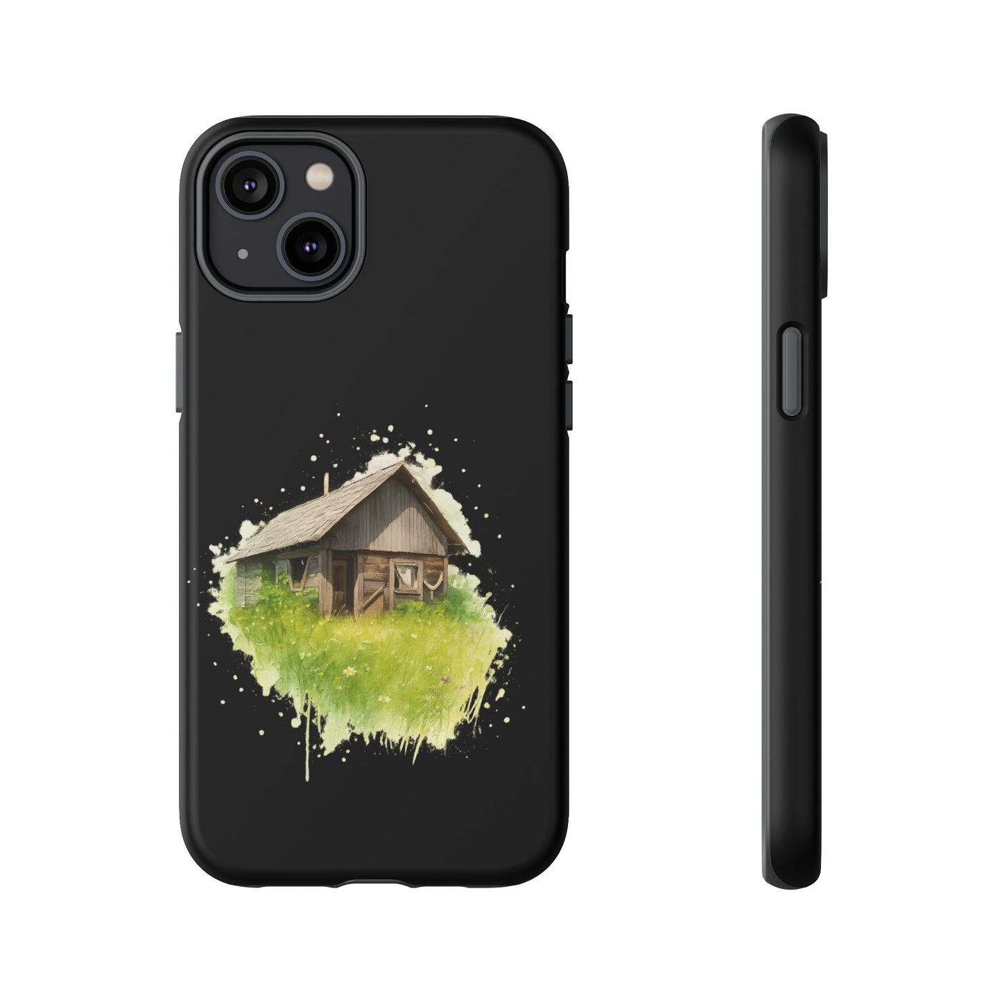 Rustic Farmhouse Phone Case, Cute Cottage Design, Tough Cases for Nature Lovers, Eco-Friendly Gift, Customizable Tech Accessories - TRV
