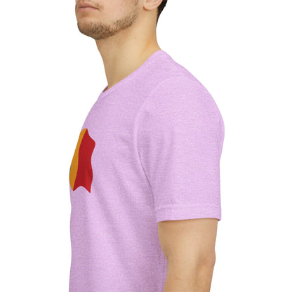 Romanian Flag Unisex Short Sleeve Tee, Casual Shirt, Travel T-Shirt, Gift for Romanians, Summer Outfit, Everyday Wear