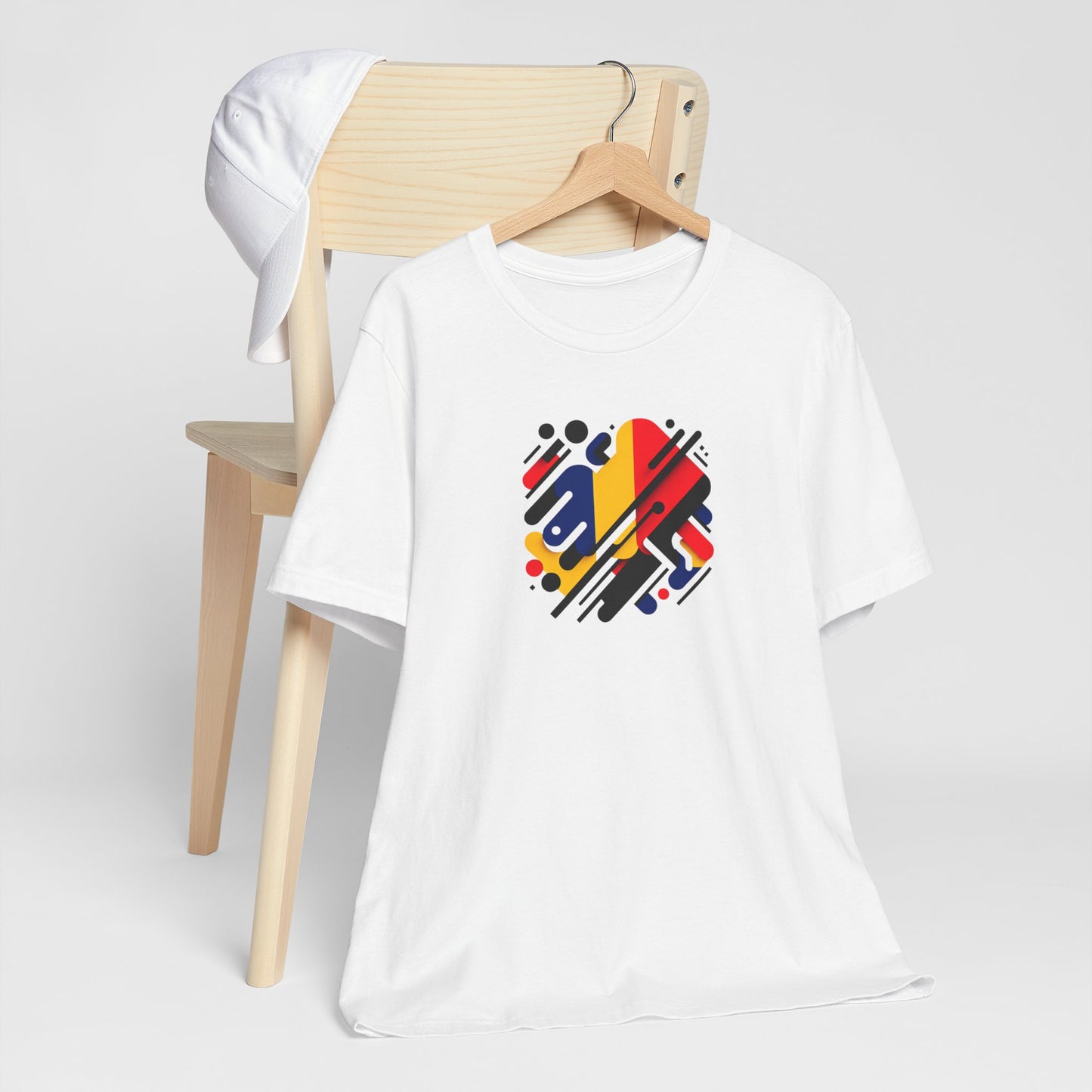 Artistic Heart Unisex Jersey Tee - Vibrant Graphic Tee, Casual Wear, Gift for Art Lovers, Birthday Surprise, Everyday Comfort - TRV