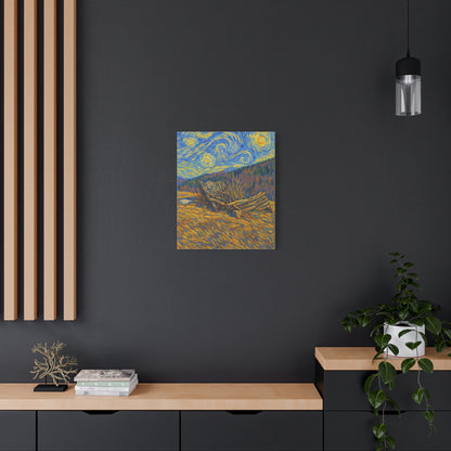 Artistic Van Gogh Style Canvas Wall Art, Nature Inspired Decor, Home Aesthetic, Gift for Art Lovers, Gallery Wall Piece, Living Room Decor, [...] - TRV