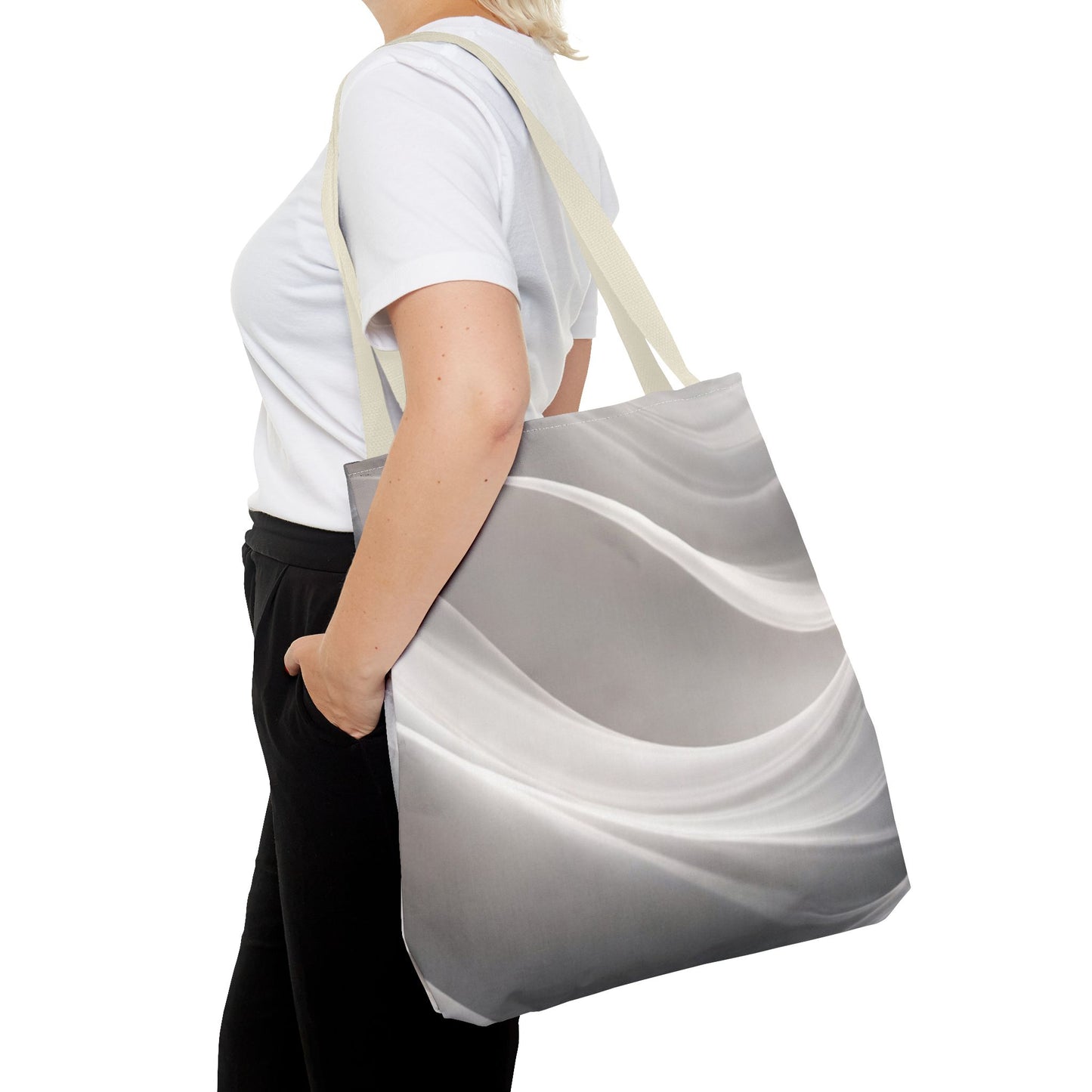 Soft Marble Wave Tote