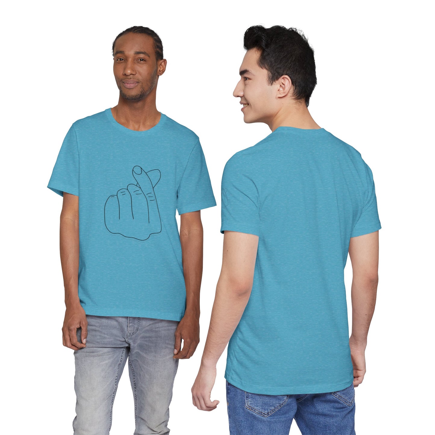 Minimalist Hand Sign Unisex Tee | Casual Everyday Wear | Perfect for Gift Givers