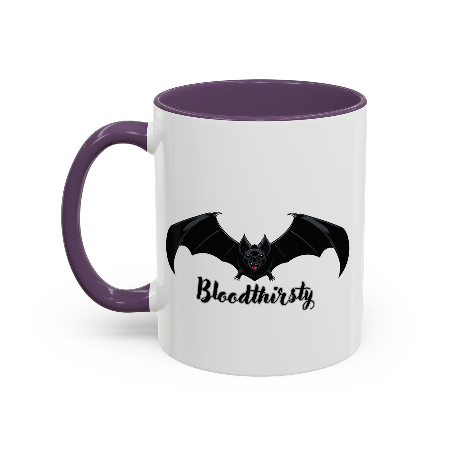 Bloodthirsty Bat Coffee Mug - Unique Halloween and Gothic Accents