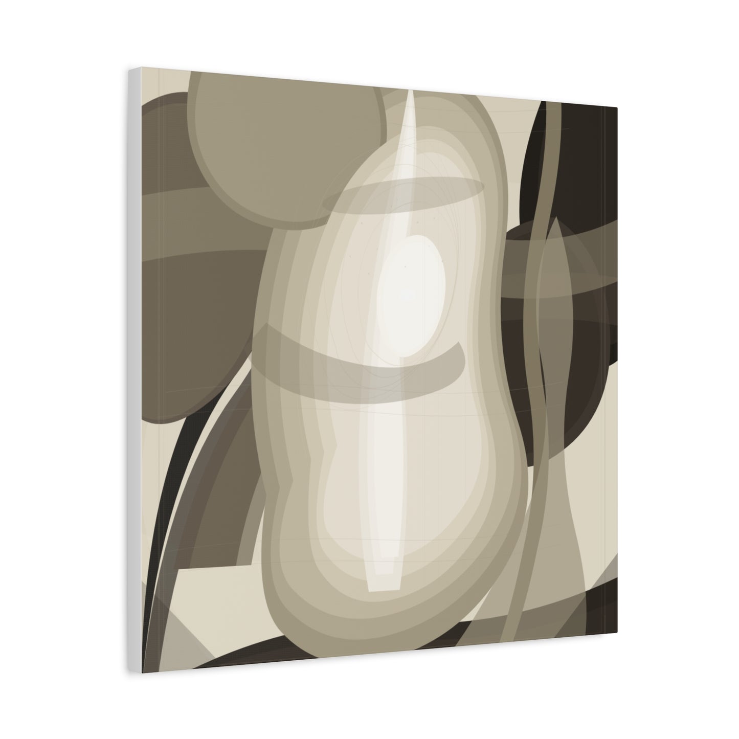 Abstract Neutral Pear Still Life Canvas