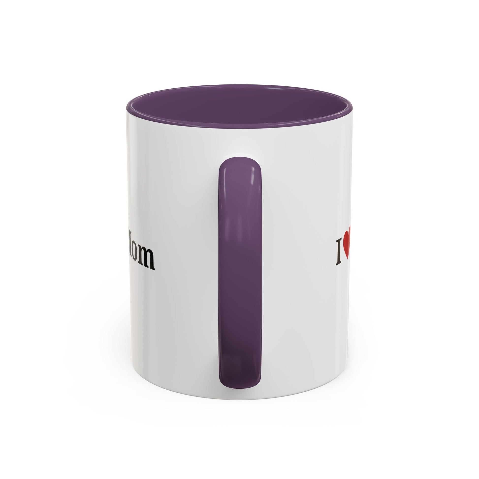 I Love Mom Accent Coffee Mug - Perfect Gift for Mother's Day & Special Occasions - TRV