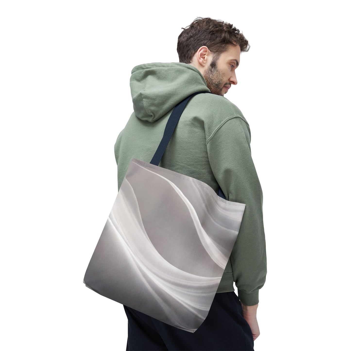 Soft Marble Wave Tote