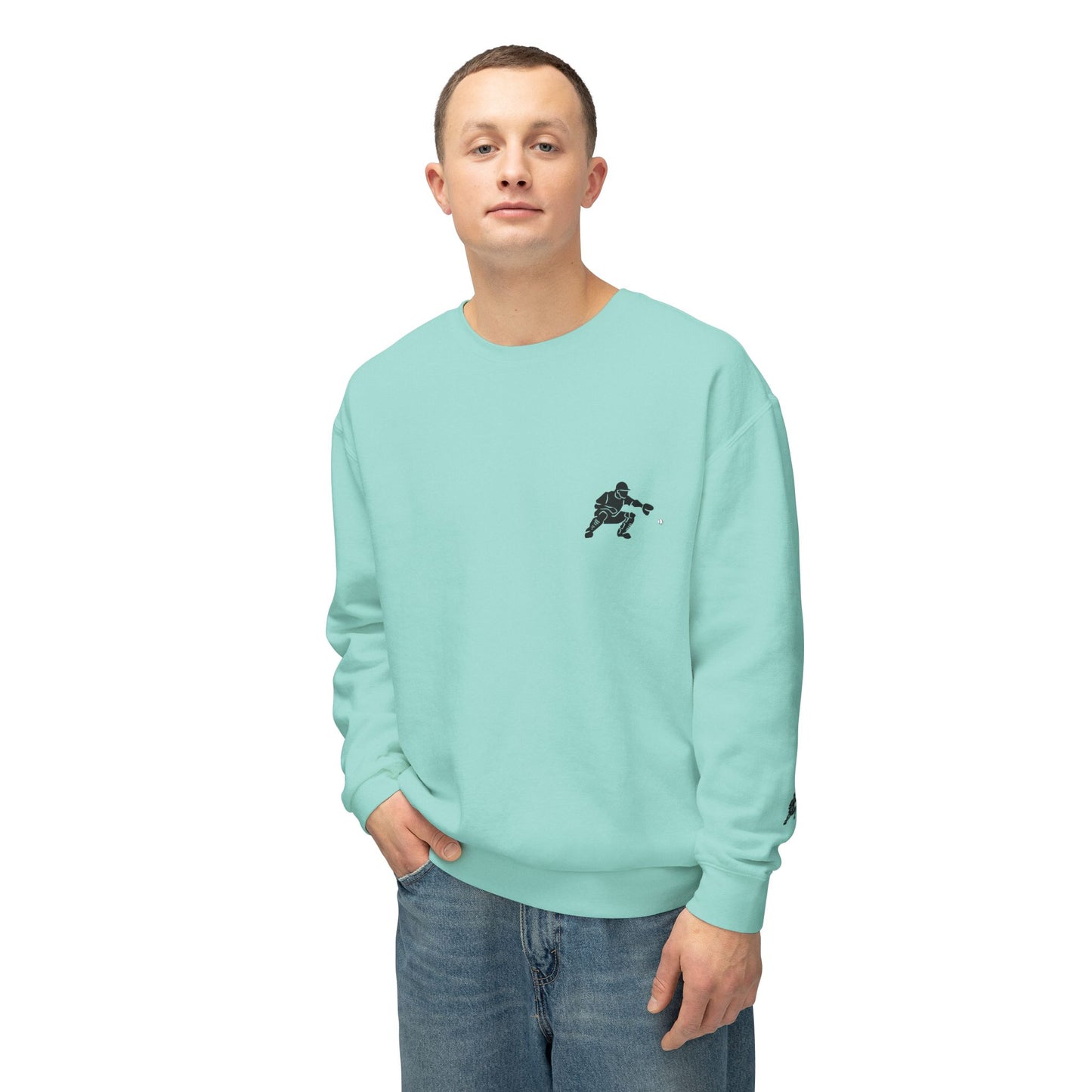 Baseball Catcher Unisex Sports Crewneck Sweatshirt - Perfect for Athletes & Casual Wear, Great for Game Days, Birthdays, Apparel for Fans