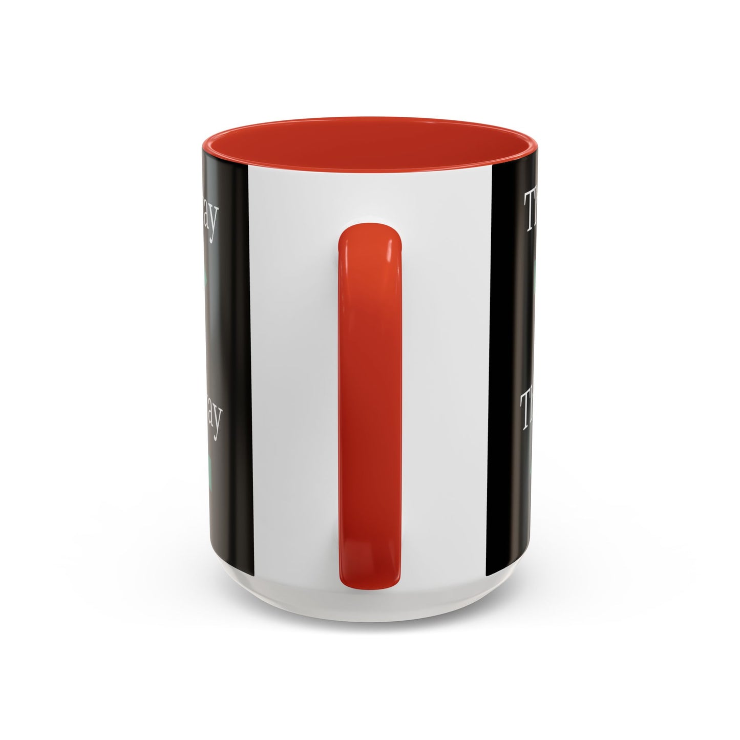 Ceramic coffee mug with "This Way or That Way" arrow design, available in 11oz or 15oz, by Printify