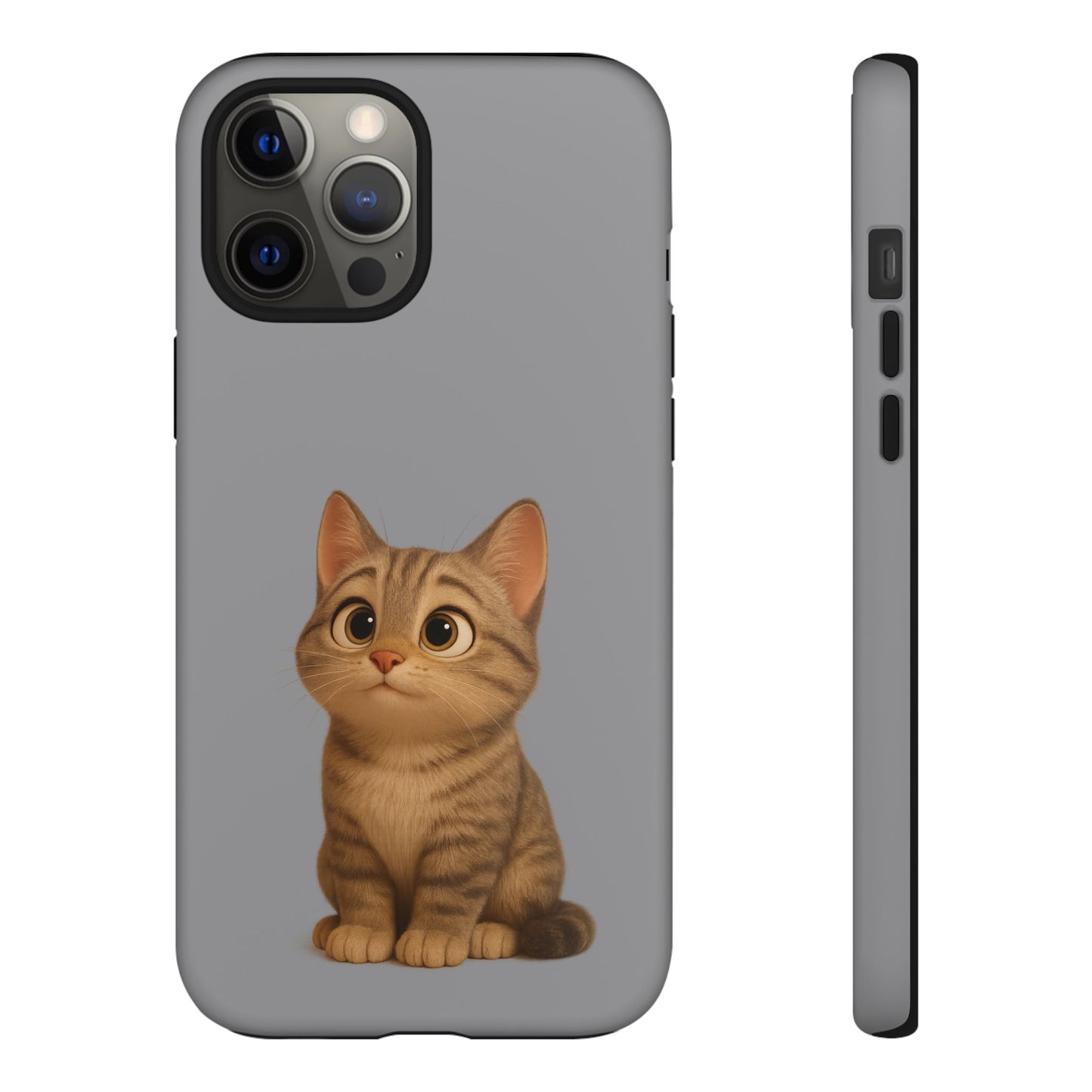 Cute Cat Phone Case, Kawaii Pet Accessory, Gift for Cat Lovers, Animal Phone Cover for Kids, Unique Kitty Design, Birthdays, Holidays - TRV