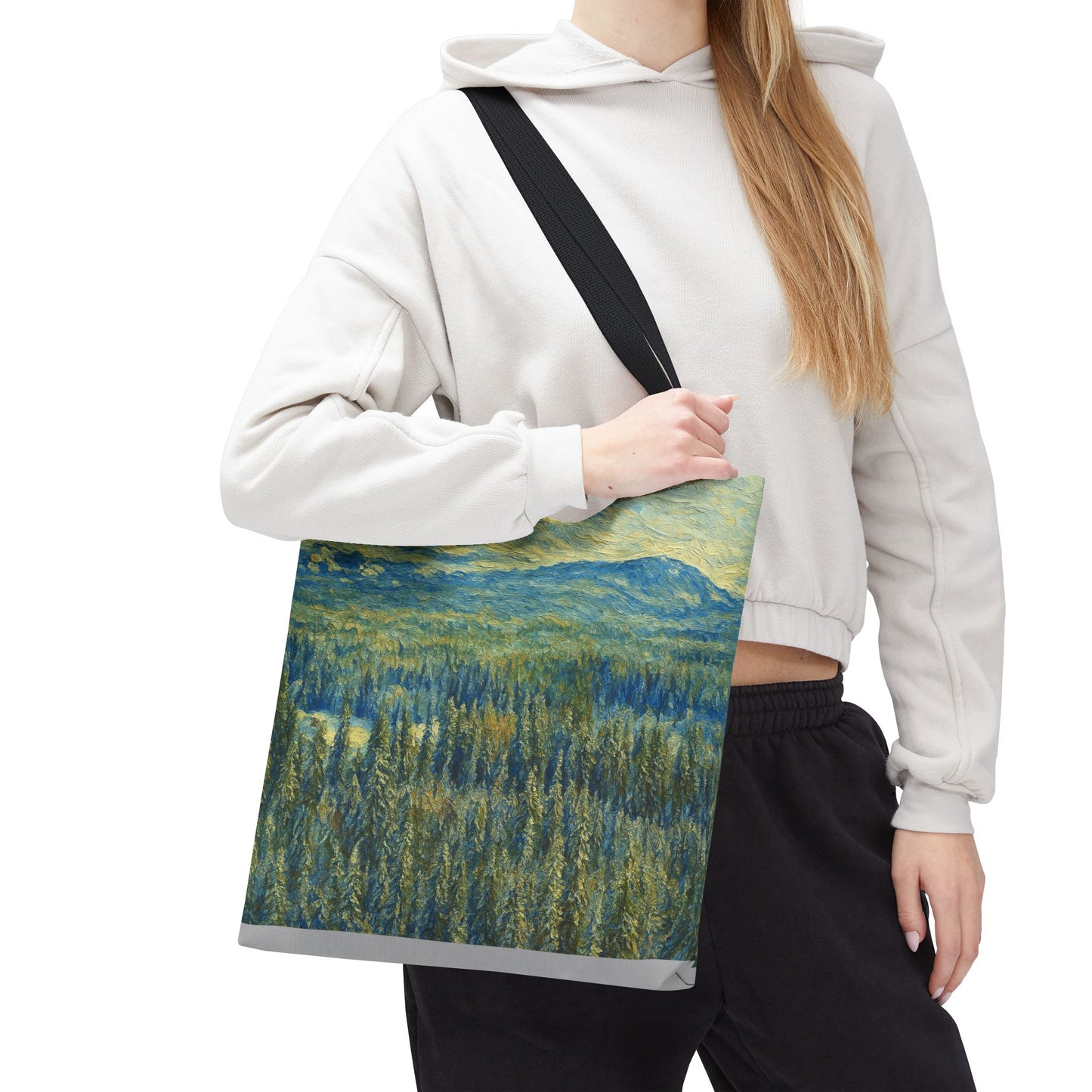 Nature-Inspired Tote Bag, Eco-Friendly Carryall, Bohemian Style Purse, Art Tote, Great Gift for Nature Lovers, Shopping Bag, Travel [...] - TRV