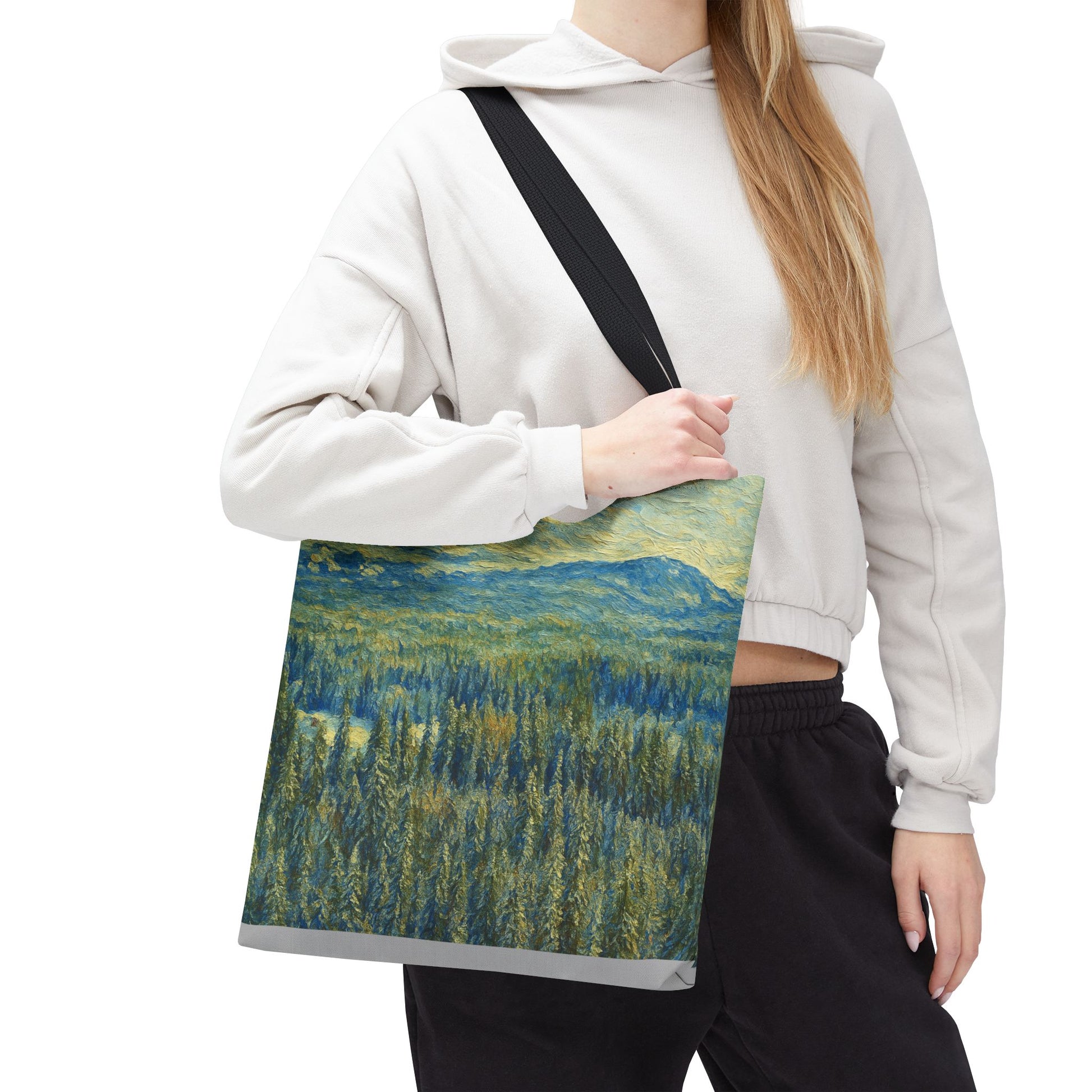 Nature-Inspired Tote Bag, Eco-Friendly Carryall, Bohemian Style Purse, Art Tote, Great Gift for Nature Lovers, Shopping Bag, Travel [...] - TRV