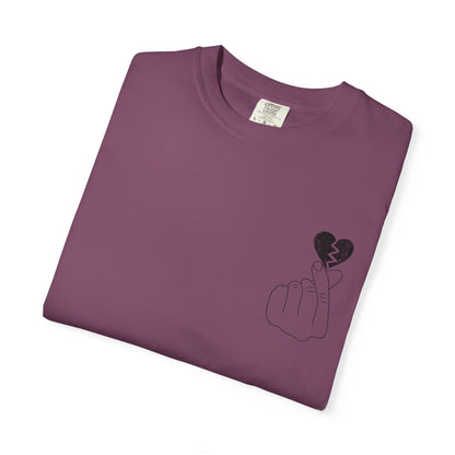 Heartbreak Unisex Garment-Dyed T-Shirt - Trendy Casual Tee for Self-Expression