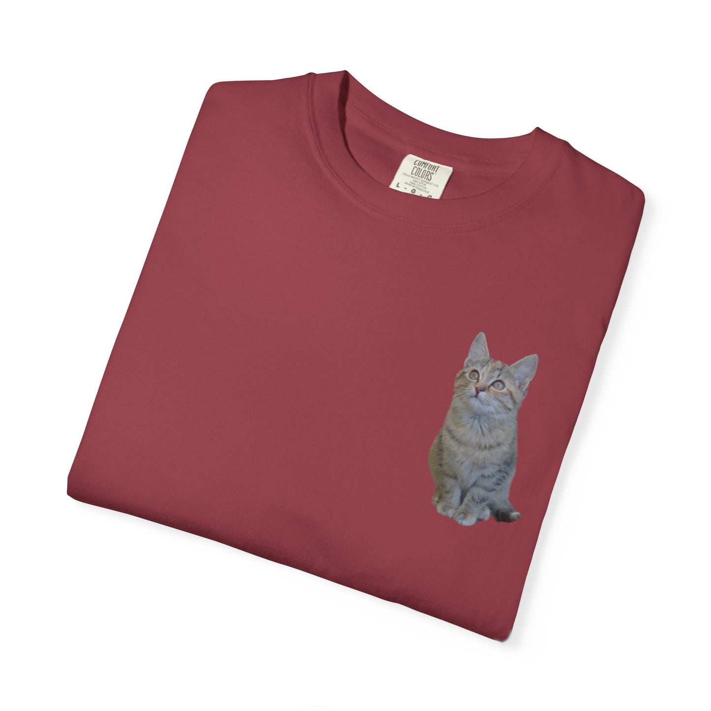 Whimsical Cat Pocket T-Shirt for Cat Lovers - TRV