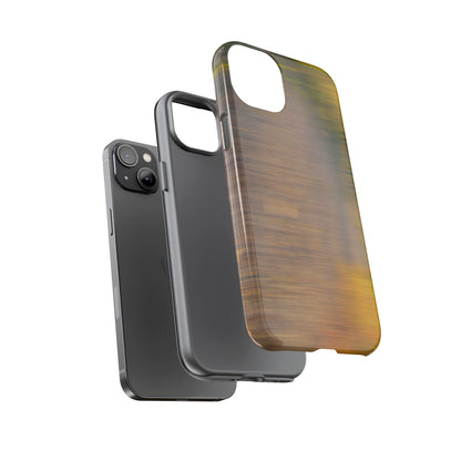 Autumn Blur Tough Phone Case — Fall Colors Protective iPhone Cover
