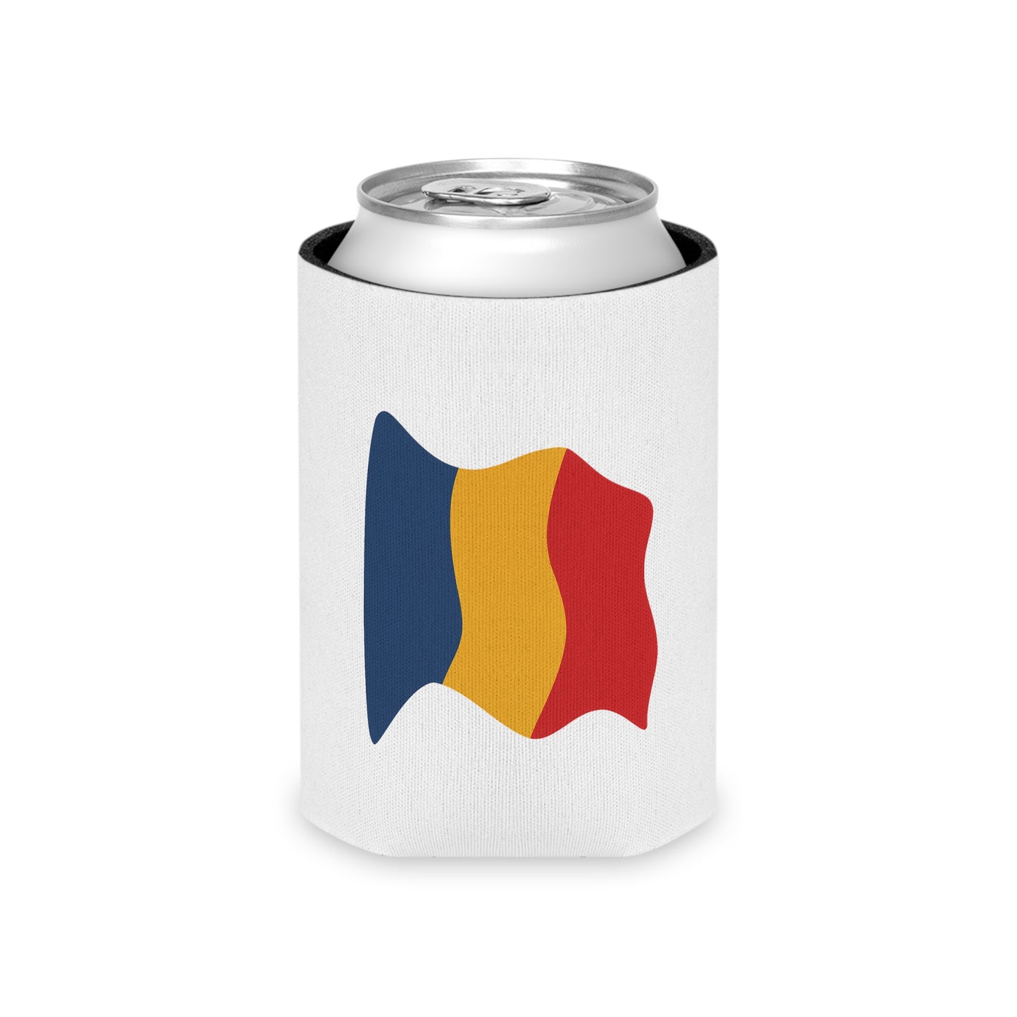 Romania Flag Can Cooler - Fun Drink Insulator, Perfect for Parties, BBQs, Sporting Events, Patriotic Celebrations, Golf Outings - TRV