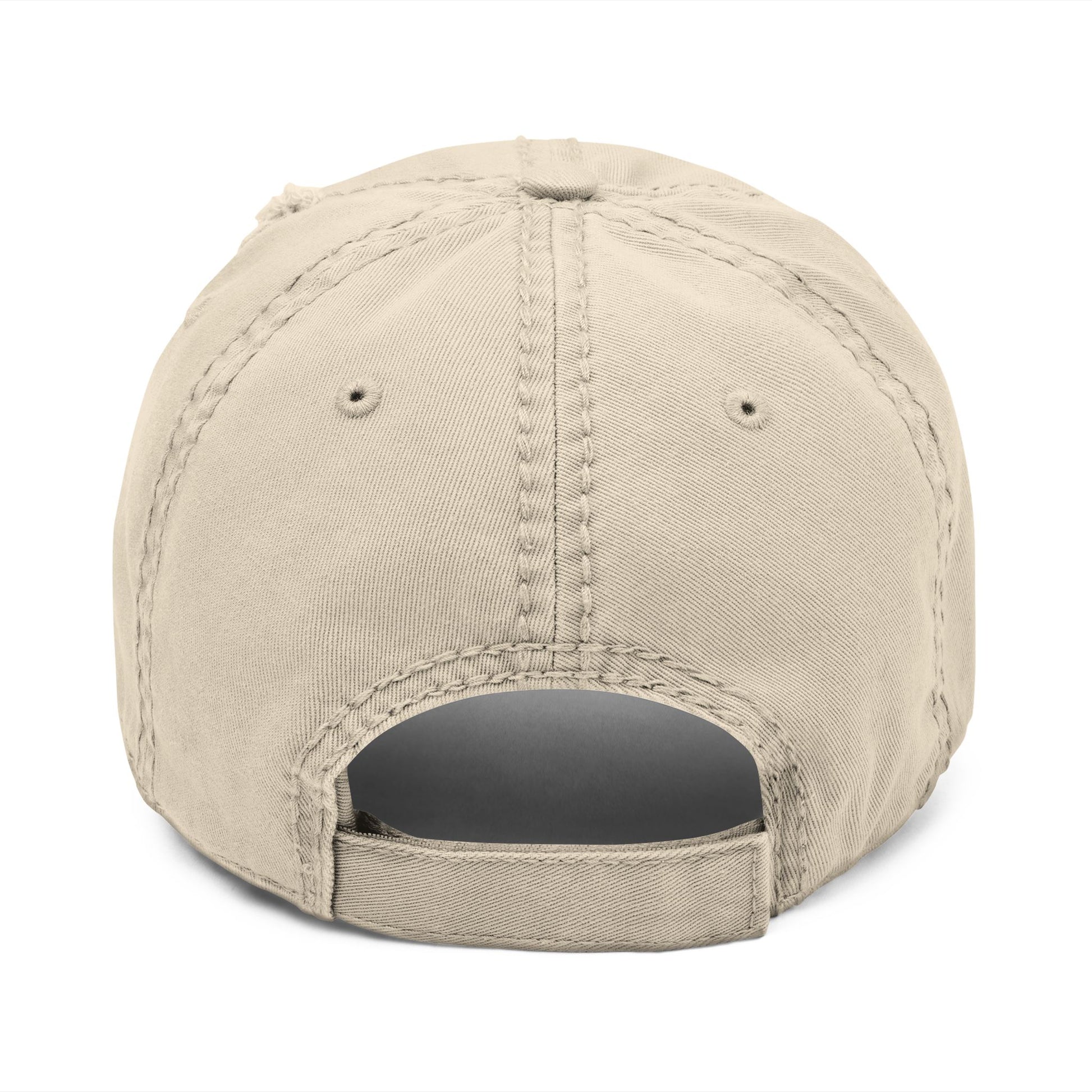 Vintage military grey distressed embroidered '2000' dad hat, a stylish baseball cap by Printify with casual, worn-in look.