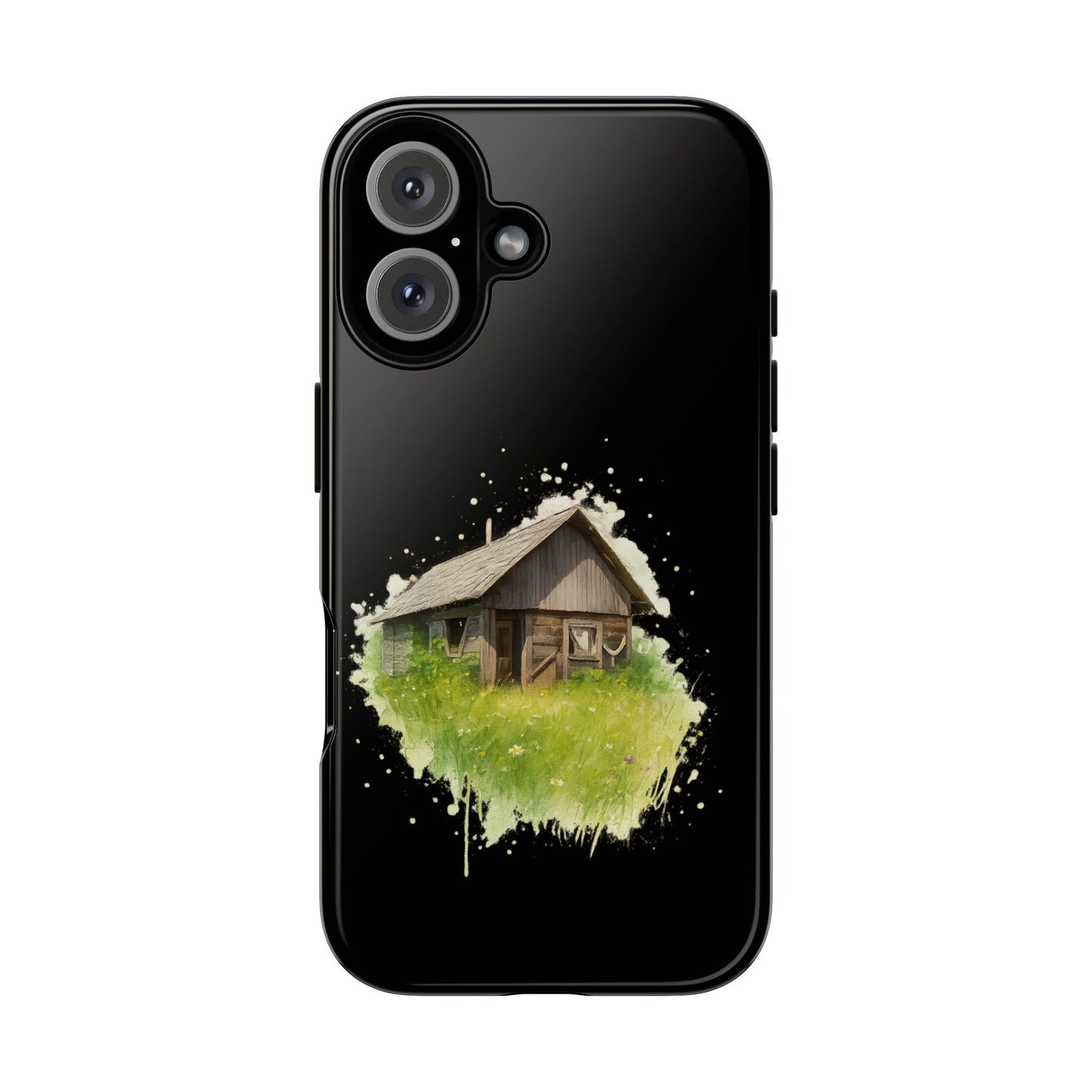 Rustic Farmhouse Phone Case, Cute Cottage Design, Tough Cases for Nature Lovers, Eco-Friendly Gift, Customizable Tech Accessories - TRV