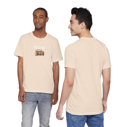 Retro Boombox Tee — 90s Kid Graphic T-Shirt