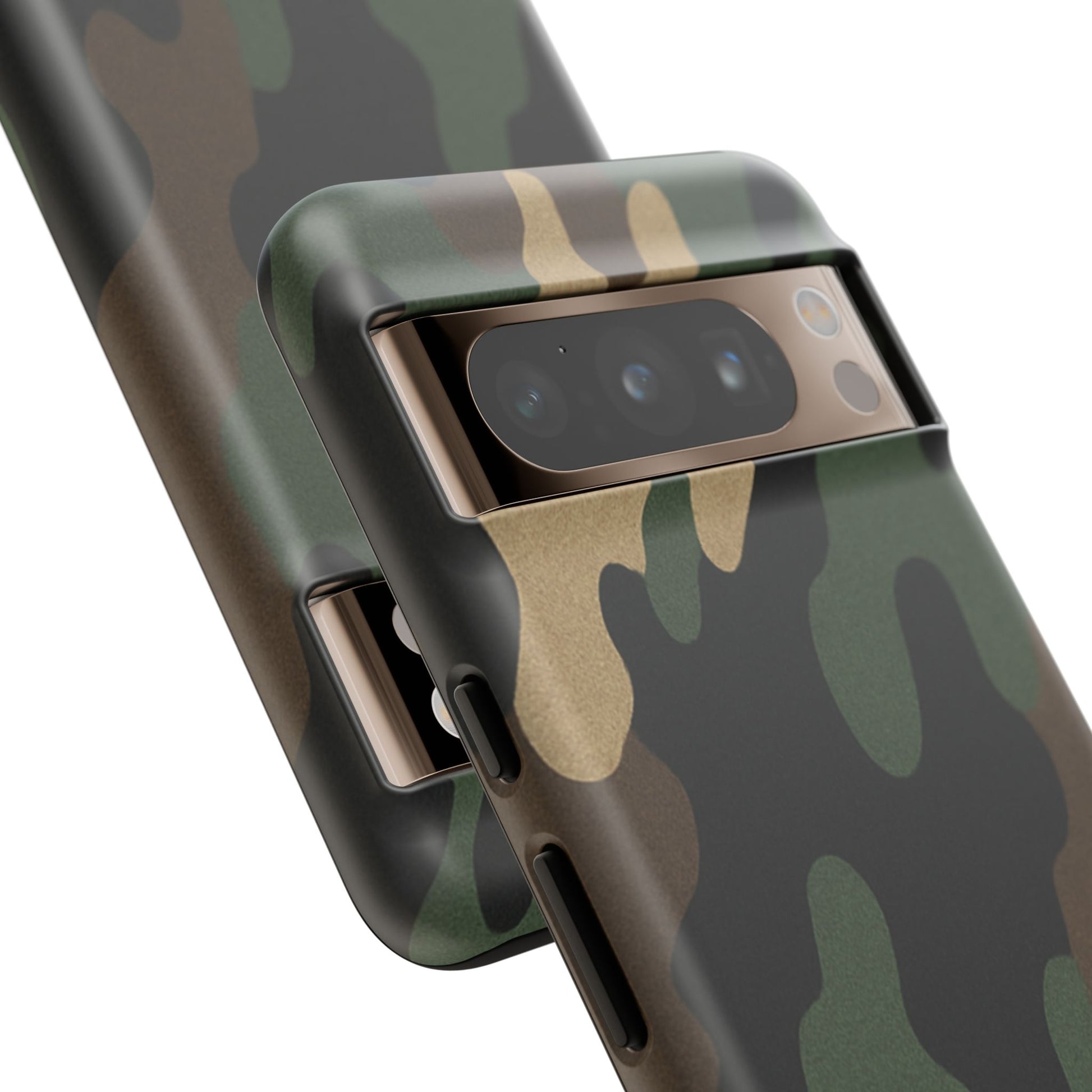 Camouflage Phone Case, Tough Phone Cover, Military Style Accessory, Protective Case for Men, Gifts for Soldiers - TRV