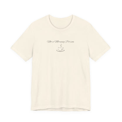 Casual Graphic Tee for Everyday Comfort, Unisex Jersey Tee with Inspirational Quote, Gift for Friends, Birthday Gift, Motivational Tee
