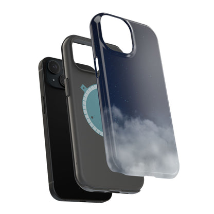 Night Sky Magnetic Impact-Resistant Phone Case — Foggy Cloud Design
