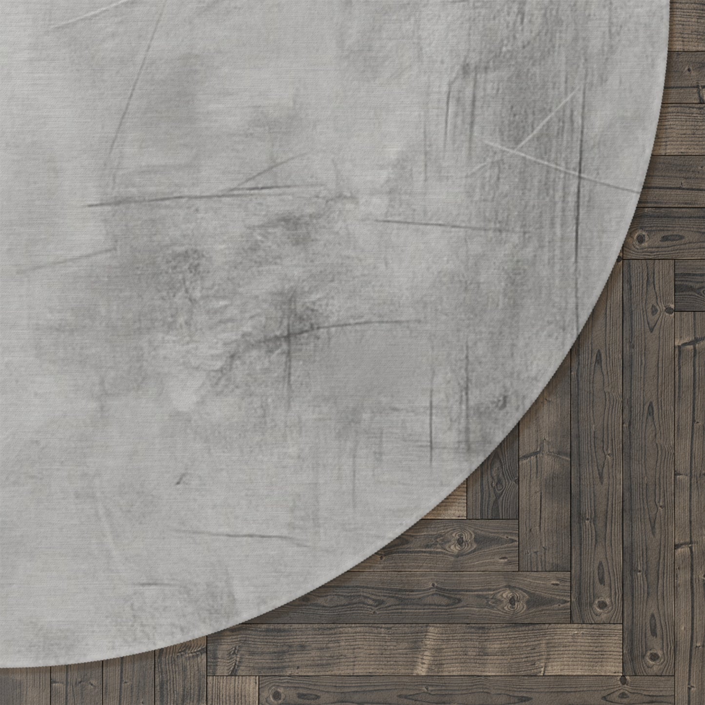 Modern round area rug by Printify, soft accent rug for living room or bedroom with stylish design and plush texture.