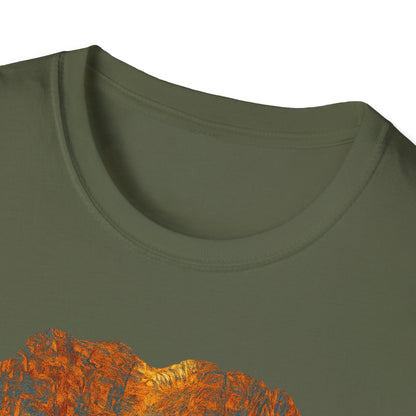 Nature-Inspired Unisex Softstyle T-Shirt, Outdoor Lover Gift, Casual Wear, Ideal for Hiking, Nature Trips, Unique Graphic Tee - TRV