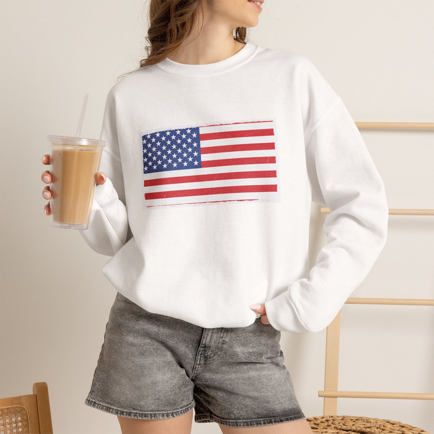 American Flag Unisex Crewneck Sweatshirt | Cozy Patriotic Sweater | Perfect for Independence Day, Casual Wear, Gifts for Him/Her, [...]