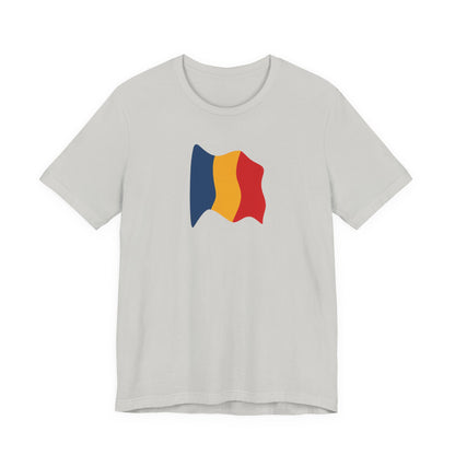Romanian Flag Unisex Short Sleeve Tee, Casual Shirt, Travel T-Shirt, Gift for Romanians, Summer Outfit, Everyday Wear