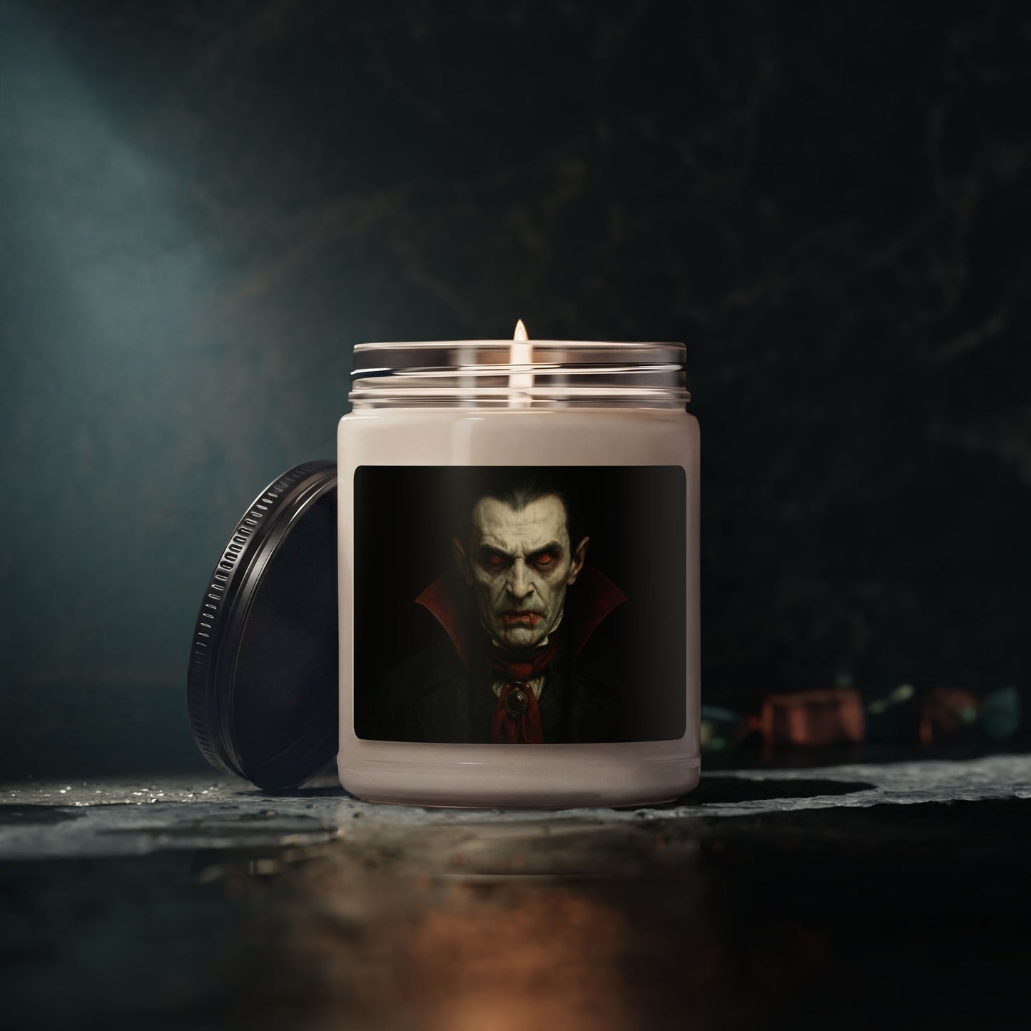 Vampire Noir Scented Soy Candle — 9oz Gothic Home Fragrance