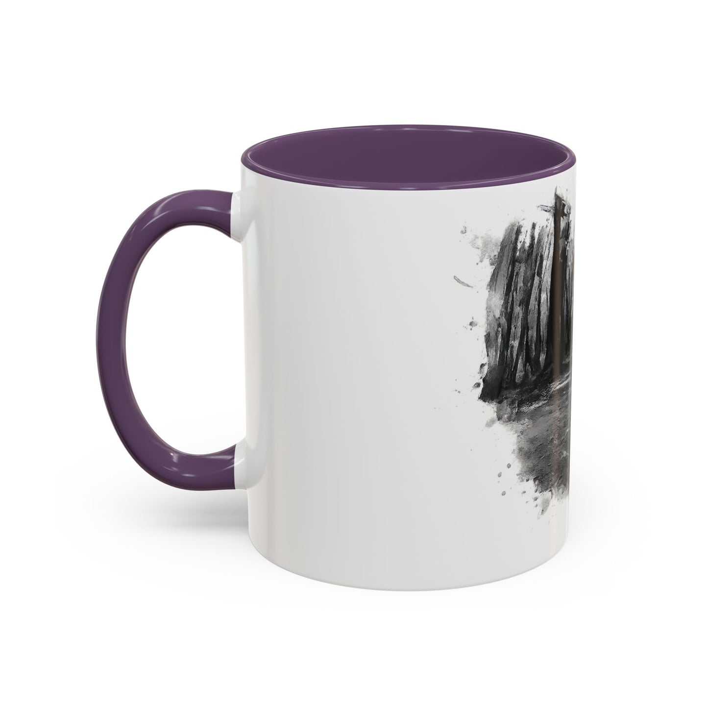 Moody Abstract Forest Coffee Mug | Unique Gift for Nature Lovers, Cozy Home Decor, Perfect for Coffee, Tea, and Hot Chocolate - TRV