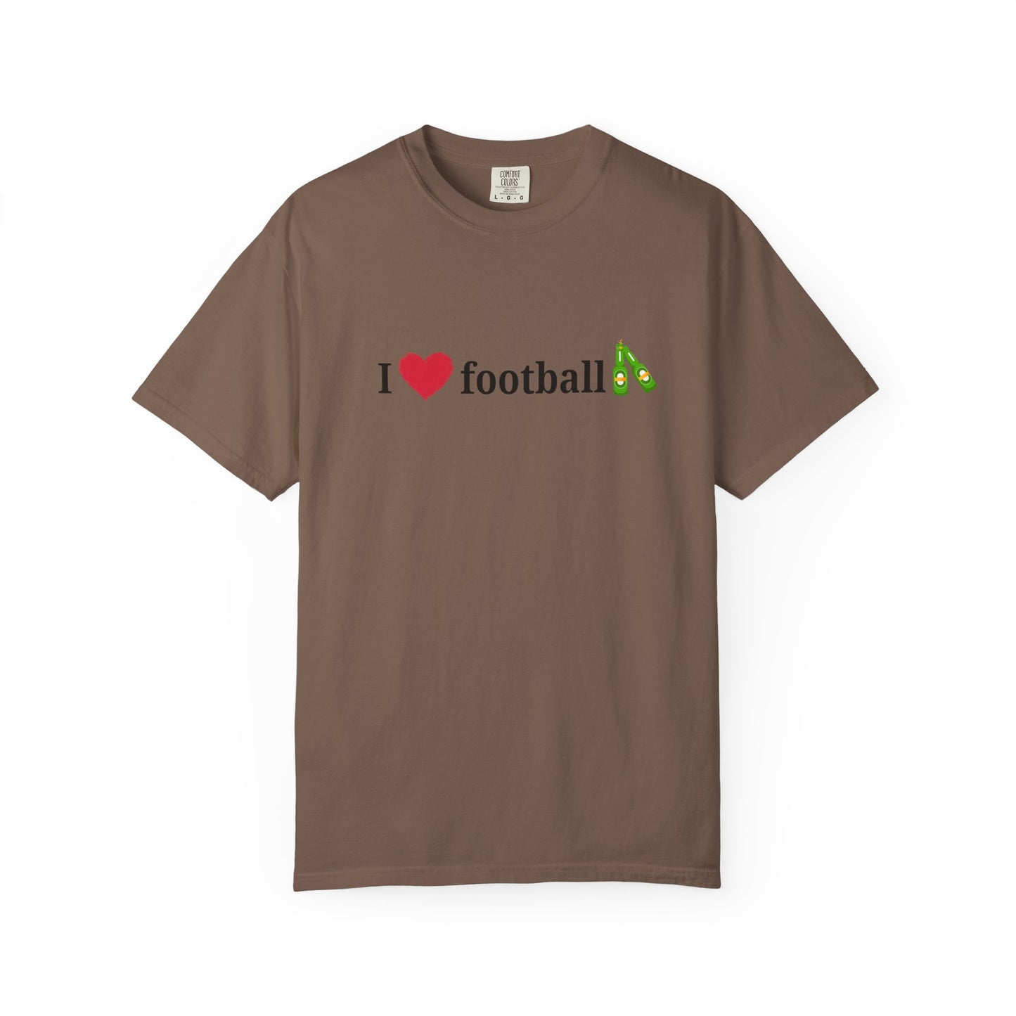 Unisex Football Love Tee - Casual Cotton T-Shirt, Gift for Sports Fans, Comfortable Daily Wear, Perfect for Game Days, Fun Summer Outfits - TRV