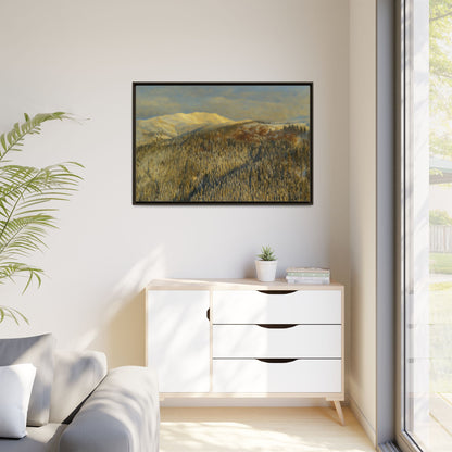 Framed Mountain Canvas Art, Perfect for Home Decor, Nature Wall Art, Gift for Nature Lovers, Cozy Atmosphere - TRV
