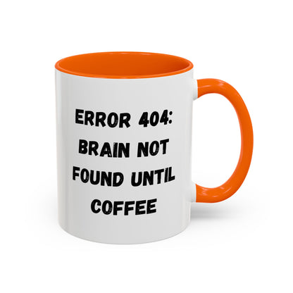 Error 404 Coffee Mug - Perfect for Your Daily Brew, Gift for Programmers, Humor for Coffee Lovers, Office Desk Decor, Nerdy Kitchenware